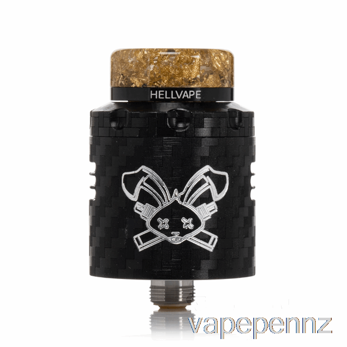 Hellvape DEAD RABBIT V3 24mm RDA Black Carbon Fiber VAPE NZ